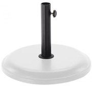 Suport de umbrelă din beton alb 16 kg