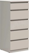 Comoda TETRIX, casmir, PAL, 50x45x115 cm