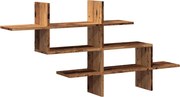 vidaXL Raft de perete, lemn vechi, 124,5x18x60,5 cm, lemn prelucrat