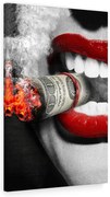 Tablou canvas Money To Burn 120x80 cm