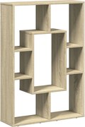 vidaXL Bibliotecă, stejar sonoma, 63x20x90 cm, lemn prelucrat