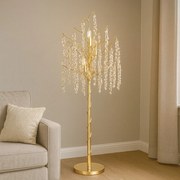 Lampadar Decorativ Auriu, 6xE27, 400×400×1750 mm, Design Modern – Model 68253-6L B