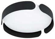 Eglo 99621 - Plafonieră LED VALCASOTTO, 20 W, 230 V, Ø 37 cm, negru
