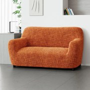 Huse cu două elastice GRAFITI NOU cărămizie fotoliu dublu (l. 120 - 160 cm)