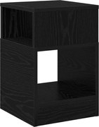 vidaXL Masă laterală Stejar Negru 30,5 x 30 x 45 cm Lemn compozit