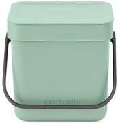 Cos de gunoi colectare selectiva Brabantia Sort&Go 1005520, 3 L, Maner, Verde deschis