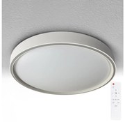 Brilagi-LED Corp de iluminat dimabil NANCI LED/60W/230V 3000-6500K Ø49 cm argintiu +telecomandă