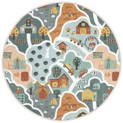 Covor de joacă pentru copii lavabil ø150 cm Farmer's Life – Mila Home