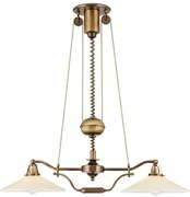 Lustra realizata manual design rustic ARTDESIGN, patina/ champagne