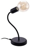 Jupiter 1673 - Lampă de masă LUCE 1xE27/60W/230V negru