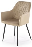 Scaun K558 velvet bej