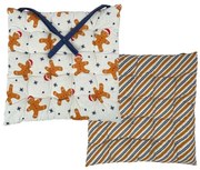 Pernă de scaun matlasată Home Elements Gingerbreadalb, 40 x 40 cm