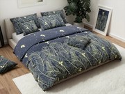 Lenjerie de pat bumbac VISATA negru, 100% bumbac Dimensiune lenjerie de pat: 70 x 90 cm | 140 x 200 cm