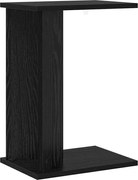 vidaXL Masă laterală Stejar Negru 35 x 25 x 50 cm Lemn compozit