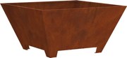 vidaXL Cuptor de foc Maro 60 x 60 x 30 cm Oțel rezistent la intemperii