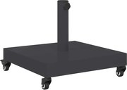 vidaXL Bază pentru umbrelă Gri închis 45 x 45 x 31,5 cm