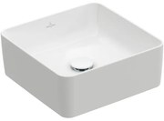 Lavoar pe blat, Villeroy&amp;Boch Collaro, material TitanCeram, 38x38cm, Alb Alpin, 4A213801