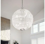 Lustră LED de cristal pe lanț Ideal Lux LUXOR 6xG9/3W/230V d. 40 cm transparent