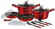 Set de oale și ustensile de gătit Berlinger Haus 13 piese Burgundy Metallic Line I
