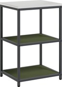 vidaXL Depozitare pentru bucătărie Verde măsliniu 60 x 50 x 92 cm Oțel