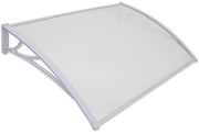 Aldotrade Acoperiș pentru ușă 150 x 100 cmnedivizat La grada, transparent