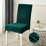 Set 6 huse protecție scaun din catifea, elastice, HPS30