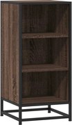 vidaXL Dulap, stejar maro, 35,5x35x76 cm, lemn prelucrat și metal