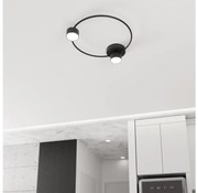 Plafonieră LUCIO 2xGX53/12W/230V negru