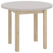 Masa rotunda de dining ADAM 80x80 cm, casmir/dub Cremona Torro
