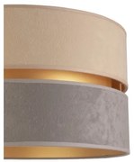 Lampadar Duolla DUO 1xE27/60W/230V d. 44 cm bej/gri/wenge