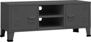 vidaXL Dulap TV industrial, antracit, 105x35x42 cm, metal