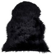 Blană neagră sintetică 50x85 cm – House Nordic