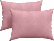vidaXL Perne pentru canapea 2 pcs Roz 70 x 50 cm Țesătură din corduroy
