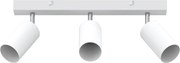 vidaXL Spot de tavan cu lumina reflectoarelor Alb 38 x 6 x 16 cm Metal