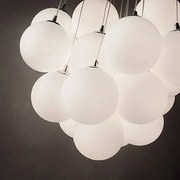 Ideal Lux - Lustră suspendată pe cablu MAPA 11xE14/40W/230V Ø 58 cm albă