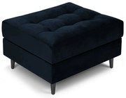 Taburet din catifea Milo Casa Santo, albastru