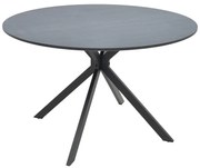 Masa Bucatarie/Dining Rotunda Xenia MDF Finisaj Gri Diametru 120 Cm