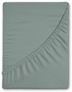 Cearceaf verde din flanelă cu elastic 140x200 cm – Good Morning