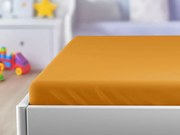 Cearsaf Jersey pentru patut copii cu elastic Caisa 60x120 cm