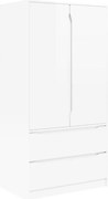 vidaXL Dulap de Baie Alb lucios 79,5 x 49 x 156 cm Lemn compozit