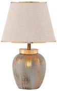 Lampă de masă 1xE27/40W/230V auriu/bej