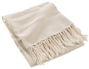 Cuvertura de pat cu ciucuri DORELINE, 125 x 150 cm