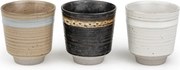 Cești 3 buc. din ceramică 200 ml Jari – Bredemeijer
