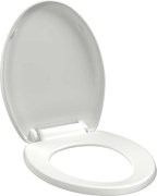 vidaXL Capac WC cu închidere silențioasă, eliberare rapidă, alb