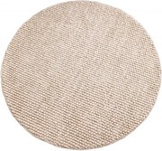 Covor rotund realizat manual Wool 150cm, bej