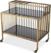 Gheridon, Masuta cu roti design LUX Rutherford