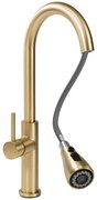 Baterie de bucătărie Rea Nest Gold Brush
