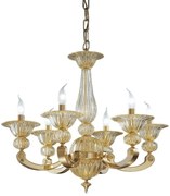 Candelabru 6 brate LUX realizat manual Amy