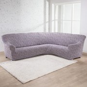 Huse bielastice BRILLANTE maro colțar (l. 350 - 530 cm)