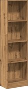 vidaXL Bibliotecă, stejar artizanal, 40x24x143 cm, lemn prelucrat